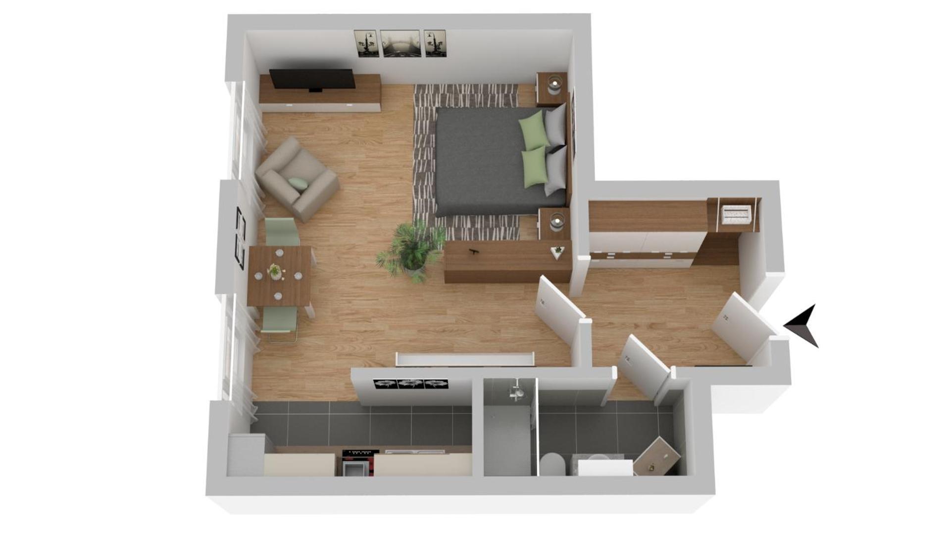 Business-Apartment Rathausstrasse - 34Qm Privatssphaere Bargteheide Eksteriør bilde